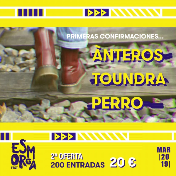 Primeiras confirmaci&oacute;ns do Esmorga Fest 19