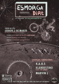 Dirtjump e Hiphop para a tarde do s&aacute;bado