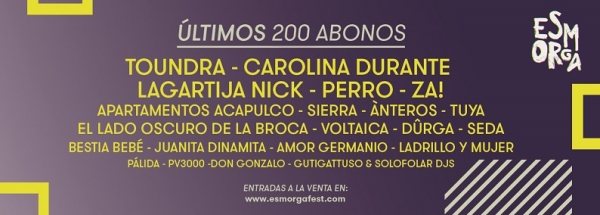 &iexcl;&iexcl;SO QUEDAN 200 ABONOS PARA O ESMORGA FEST!!